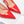 CD Tribales Pump 80mm Glossy Red Orange Cowhide