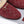 GG Horsebit Mules with Burgundy Insole Suede Shearing 547329