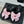 cc pink big bow slingback sandal 60 black lambskin