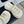 Large Double C Platform Slippers White