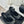 Crystal Flat High Heel Sandals Black