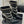 CC Short Boots 80mm Glossy Black Wrinkled Quilted Calfskin