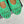 Alaia Women's Ballet Flat Shamrock Green Suede 293221