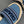 CIABATTE CON ZEPPA E SUOLA SPESSA IN TESSUTO DENIM BLU CLASSICO