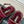 FLAT CHAIN HEART SANDAL IN PLUM PURPLE VELVET