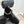 CC Classic Large Chain Martin Booots Black Suede  404671
