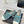 CC Cruise 25/26 Moccasins Steel Teal White Suede