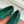 LP Primula Ballet Flat Teal Green Suede 570691