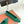 LP Primula Ballet Flat Teal Green Suede 570691