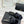 CC 26S Double C Bow Braid Slippers Black Velvet 717786