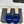 CC 26S Double C Bow Braid Slippers Blue Velvet 717787