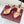 GG 26WF Mules 9.5cm Wine Red Beige Leather Canvas 886168