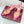 GG 26WF Mules 9.5cm Hot Pink Beige Leather Canvas 886169