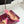 GG 26WF Mules 9.5cm Hot Pink Beige Leather Canvas 886169