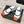 CC 26s Square-Toe Mary Jane Shoes Orange White Leather 920420
