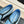 CC 26s Square-Toe Mary Jane Shoes Black Blue Tweed Leather 920423