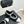 CC 26s Square-Toe Mary Jane Shoes Black White Tweed Leather 920425