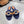 CHLOÉ SLIDE MULE IN NAVY BLUE DENIM AND BROWN CALFSKIN GOLD HARDWARE
