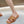 CHLOÉ HLOE MARCIE SLIDE IN BRONZE BROWN CALFSKIN WITH GOLD HARDWARE