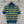 Miu Miu 25 Striped Polo Top Blue Yellow Wool