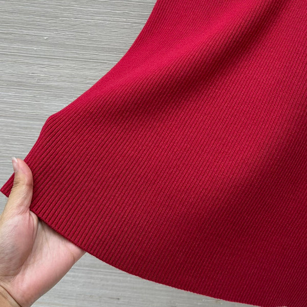 Abito in maglia Gucci 25 in viscosa rossa