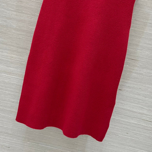 Abito in maglia Gucci 25 in viscosa rossa