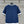 Maglia girocollo a maniche corte Gucci 25 in lana blu scuro