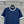 Maglia girocollo a maniche corte Gucci 25 in lana blu scuro