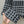 LV 25 Geometric Wave Pattern Round Neck Knitted Shirt Black Wool