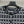 LV 25 Geometric Wave Pattern Round Neck Knitted Shirt Black Wool