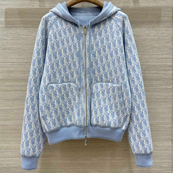 CD 25 Hooded Jacket Blue 2 Sides Cotton