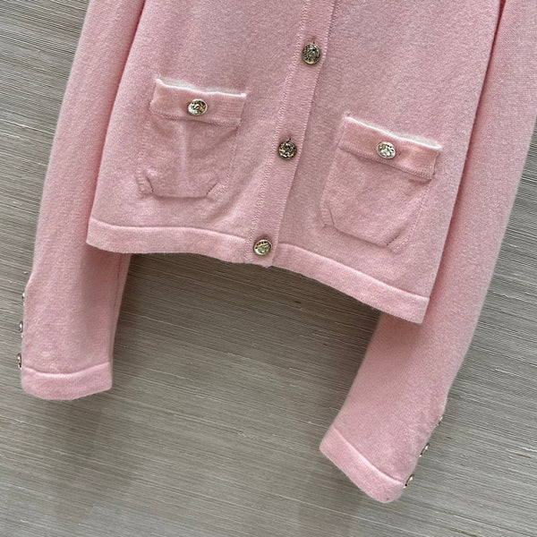 CC 25 Cardigan Cashmere Rosa