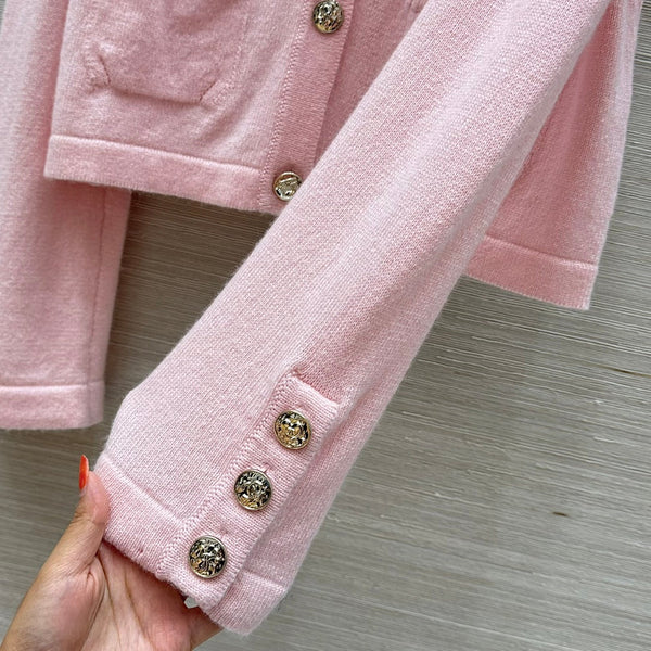 CC 25 Cardigan Cashmere Rosa