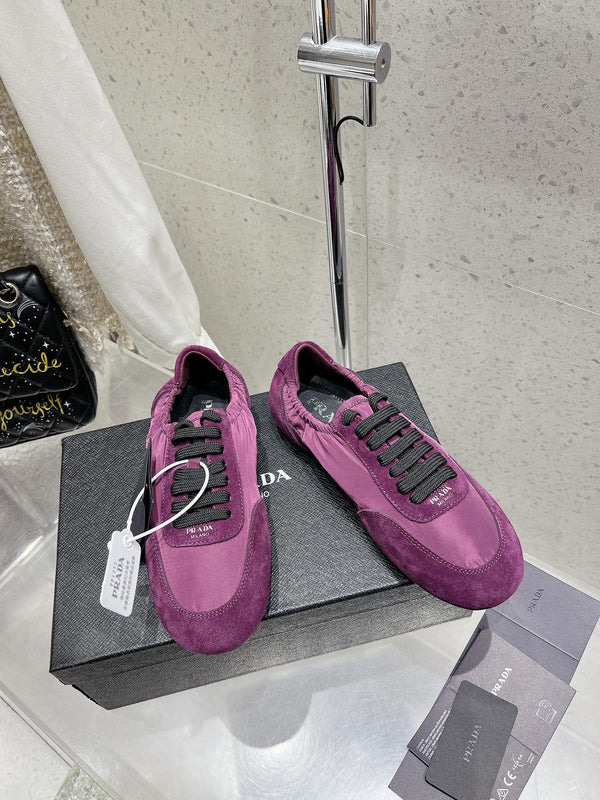 Pra 2025 Collapse Sneaker Purple Black Re-Nylon Suede 554281