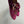 Alaila Criss Cross Ballet Flats In Red Purple Velvet 920783