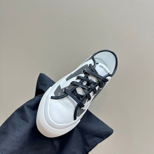 Jimmy Palma Maxi/F Sneakers in tela bianca e nera 583150
