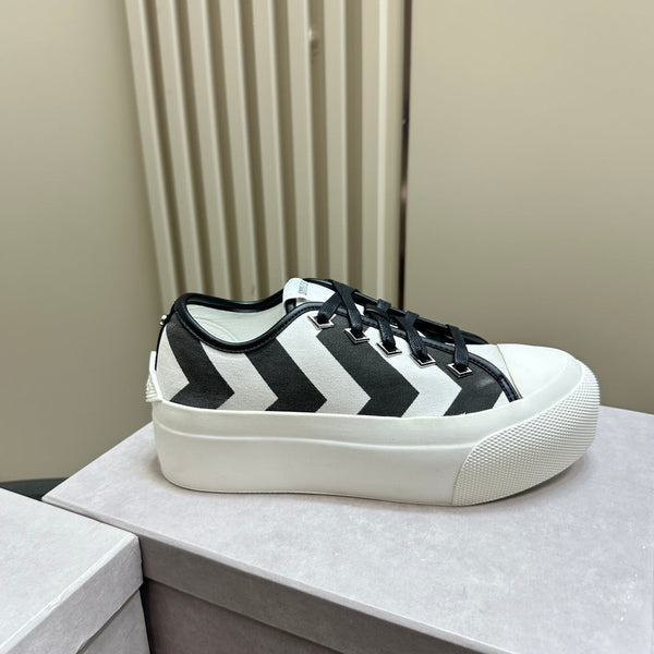 Jimmy Palma Maxi/F Sneakers in tela bianca e nera 583150