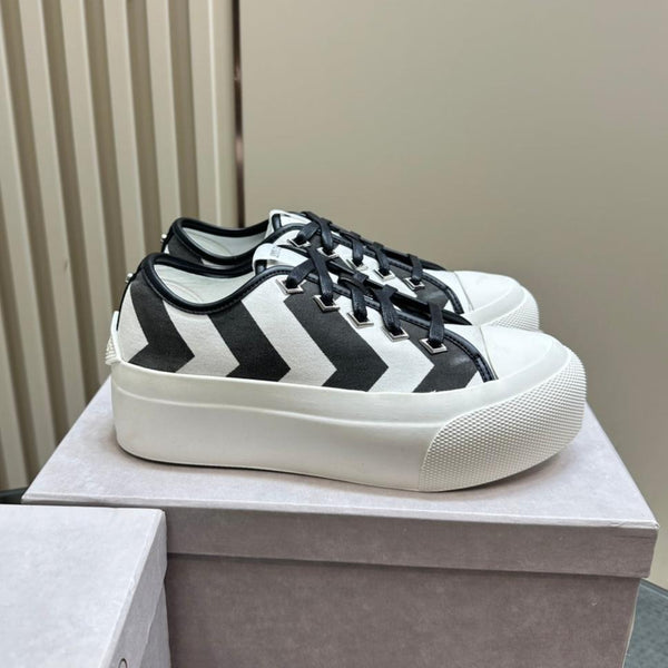 Jimmy Palma Maxi/F Sneakers in tela bianca e nera 583150