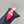 VL Rockstud Wispy Cherry Red Calfskin Mule 20mm