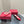 VL Rockstud Wispy Cherry Red Calfskin Mule 20mm