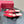VL Rockstud Wispy Cherry Red Calfskin Mule 20mm