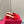 Sandali con punta aperta Vogo Signature High Shine in pelle di agnello rossa lucida 839831