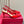 DÉCOLLETÉ SLINGBACK IN VERNICE ROSSO CILIEGIA VLOGO SIGNATURUE 80MM