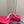 VLOGO SIGNATURUE BRIGHT PINK PATENT LEATHER SLINGBACK PUMP 80MM