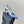 DÉCOLLETÉ SLINGBACK IN VERNICE BLU ELETTRICO VLOGO SIGNATURE 80MM