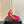 ALAIA HIGH FISHNET PUMPS WITH STUDS IN CHERRY RED LYCRA MESH AND LAMBSKIN
