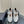 Alaia Strass Suede Ballet Flats In White 999322