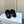 DC Polka-Dot Ballet Flats Black White Sheepskin & Silk 999234