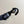 CL 25C Cassia Lace Up 100mm Black Silk 215855