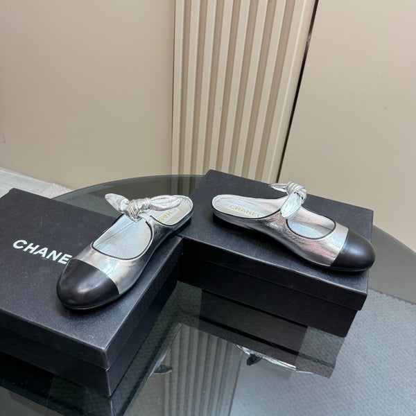 CC 25 Mule Flat Silver Montone 239413